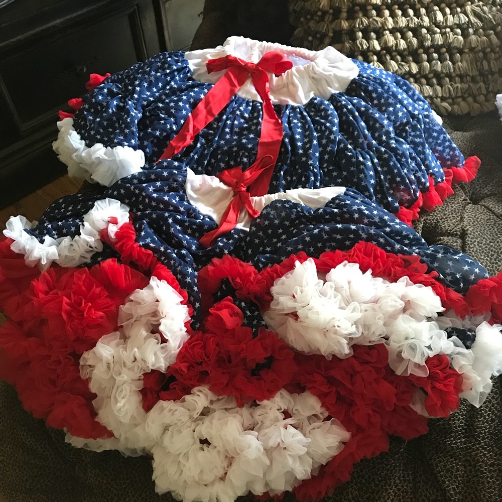 4th of July pettiskirts, price is each